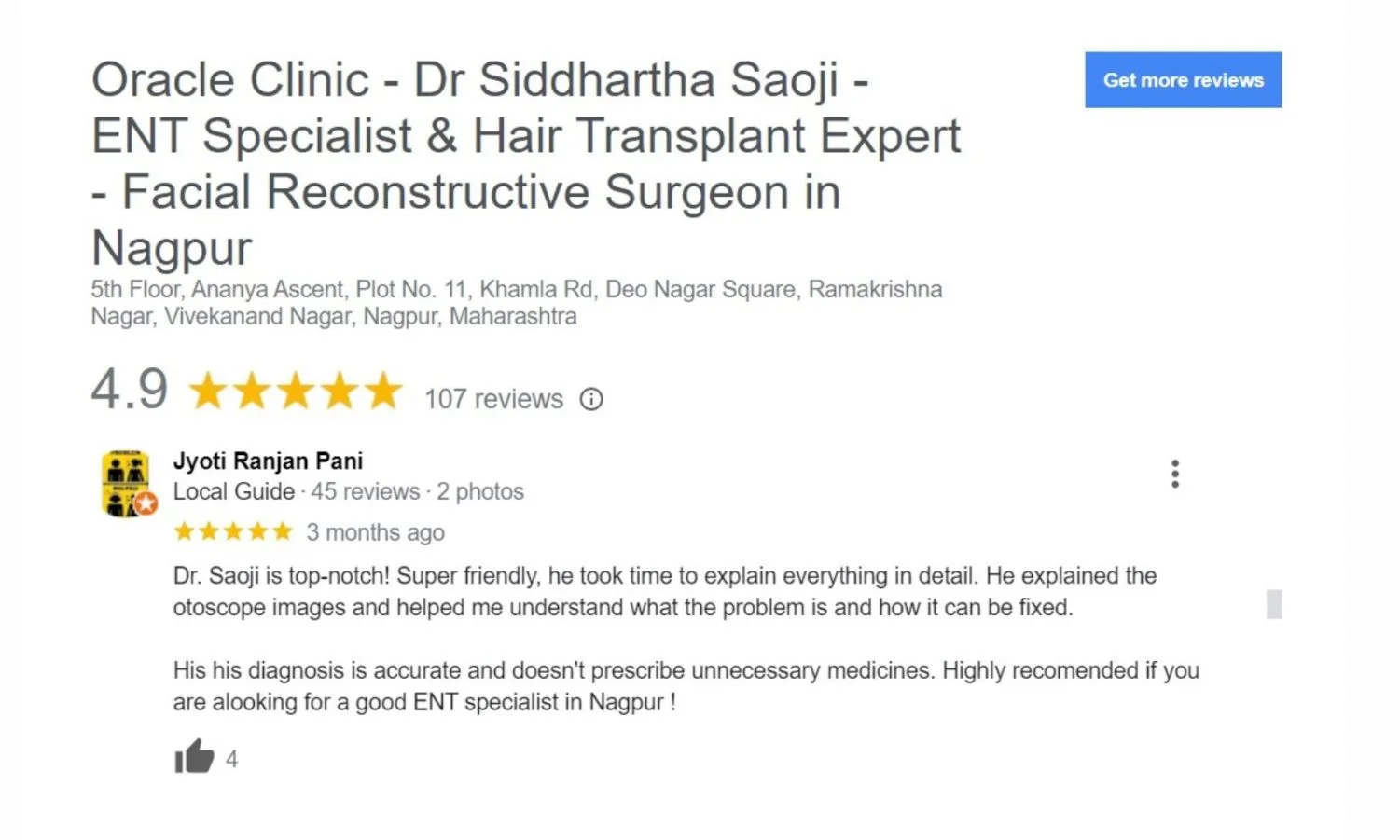 ENT Specialist in Nagpur